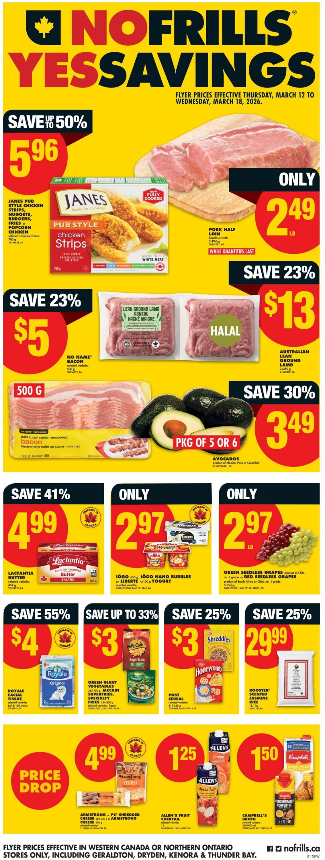 Flyer No Frills 12.03.2026 - 18.03.2026