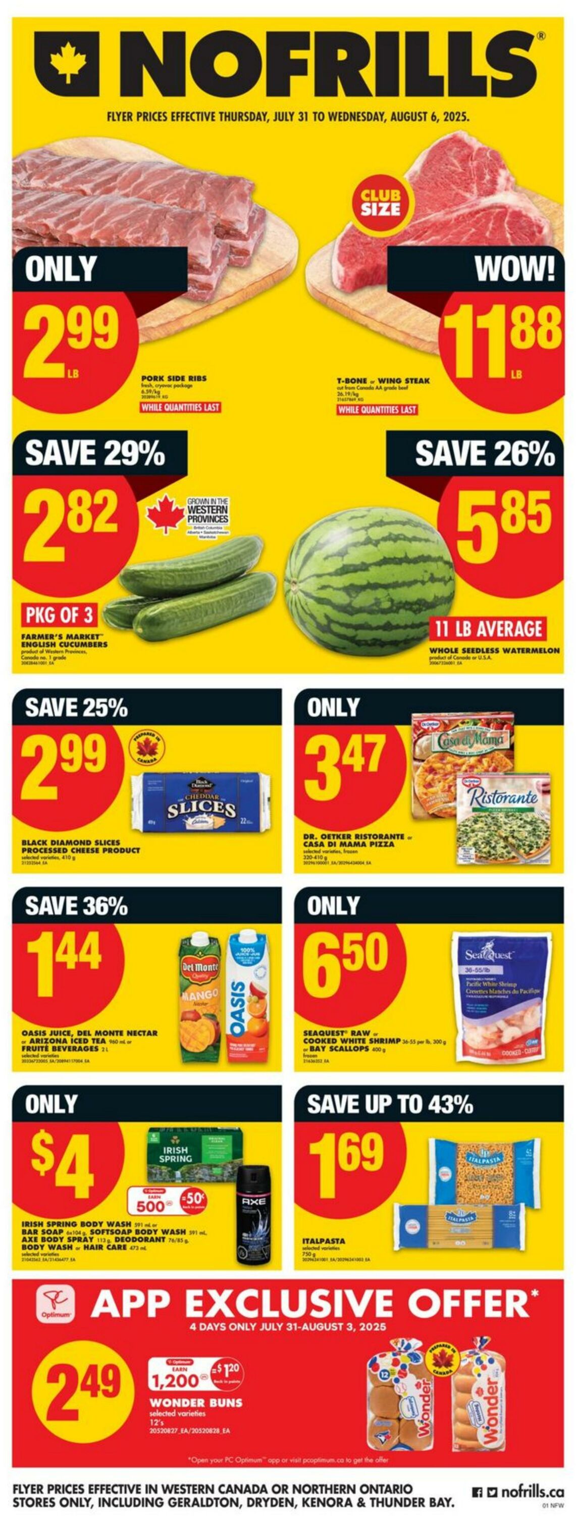 Flyer No Frills 31.07.2025 - 06.08.2025
