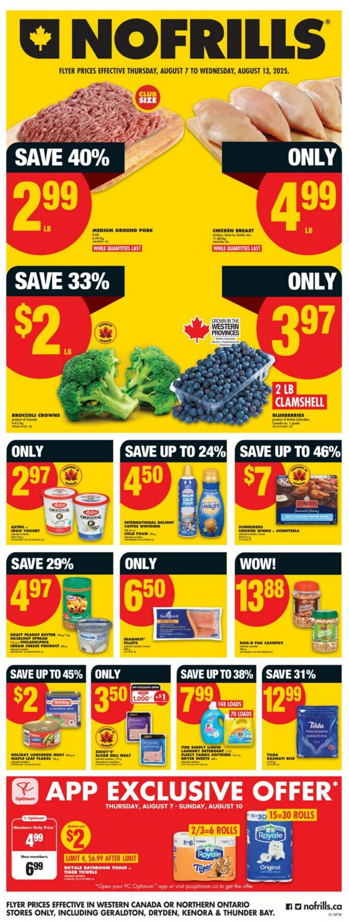 Flyer No Frills 07.08.2025 - 13.08.2025