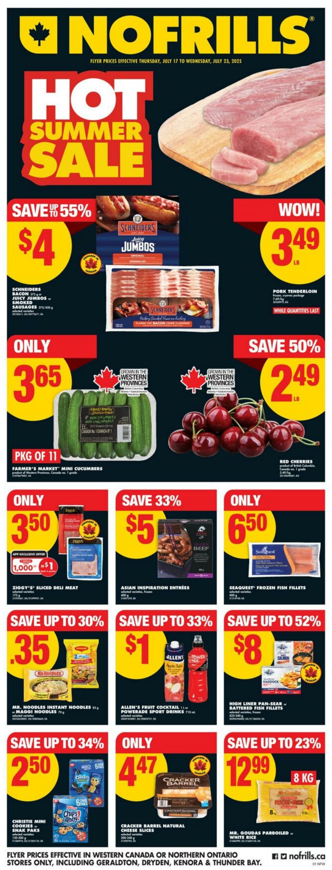 Flyer No Frills 17.07.2025 - 23.07.2025