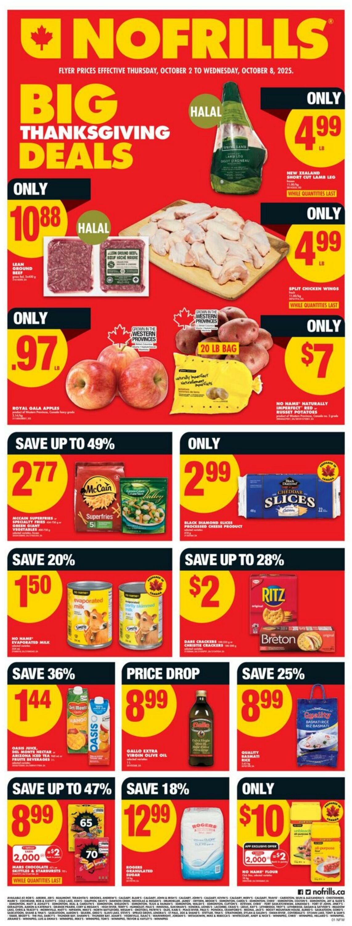 Flyer No Frills 02.10.2025 - 08.10.2025