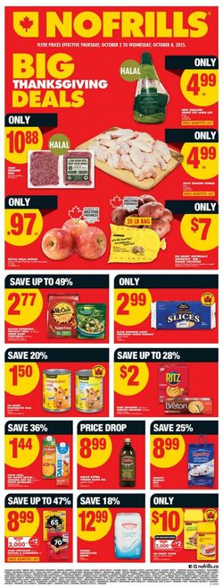 Flyer No Frills 02.10.2025 - 08.10.2025