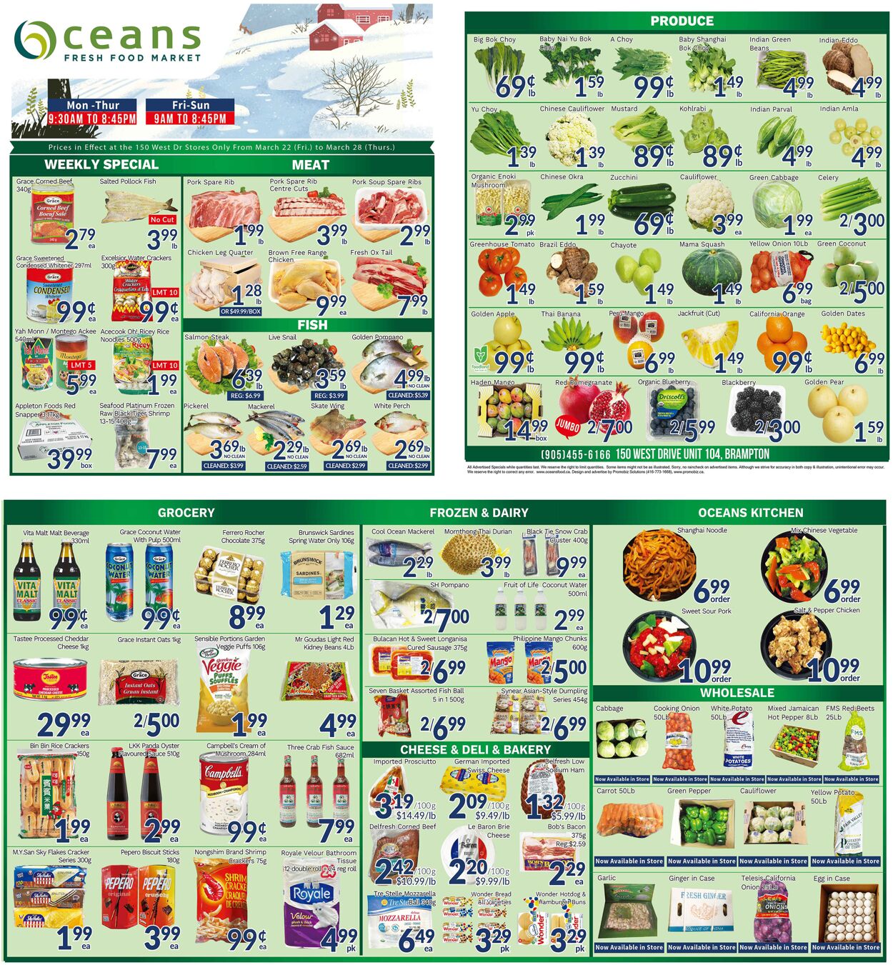 Flyer Oceans Fresh Food Market 22.03.2024 - 28.03.2024