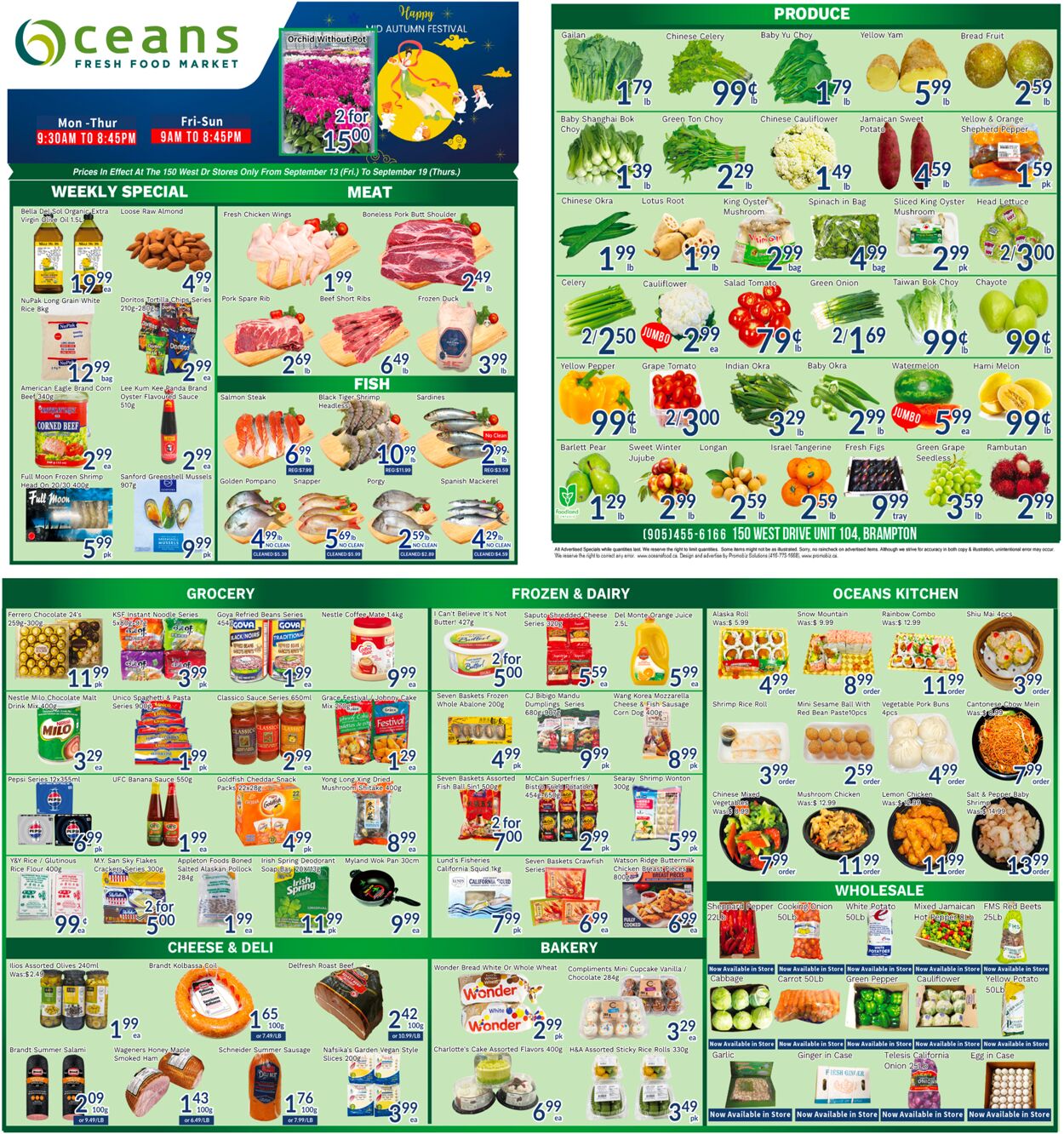 Flyer Oceans Fresh Food Market 13.09.2024 - 19.09.2024