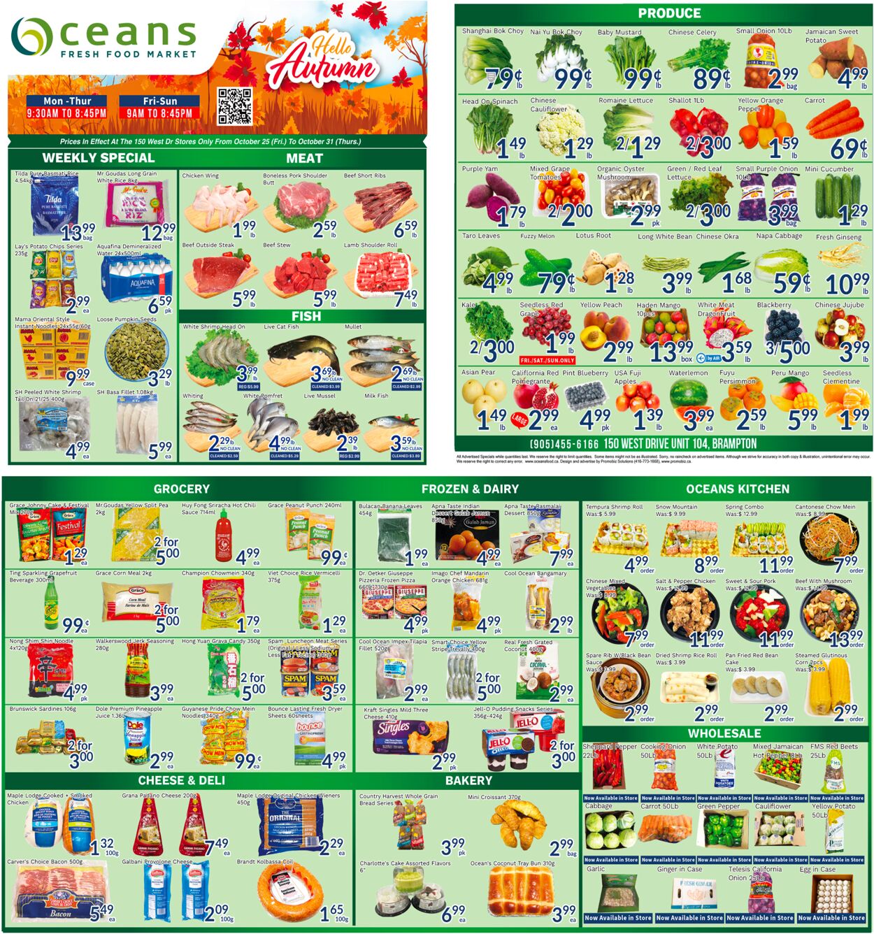 Flyer Oceans Fresh Food Market 25.10.2024 - 31.10.2024