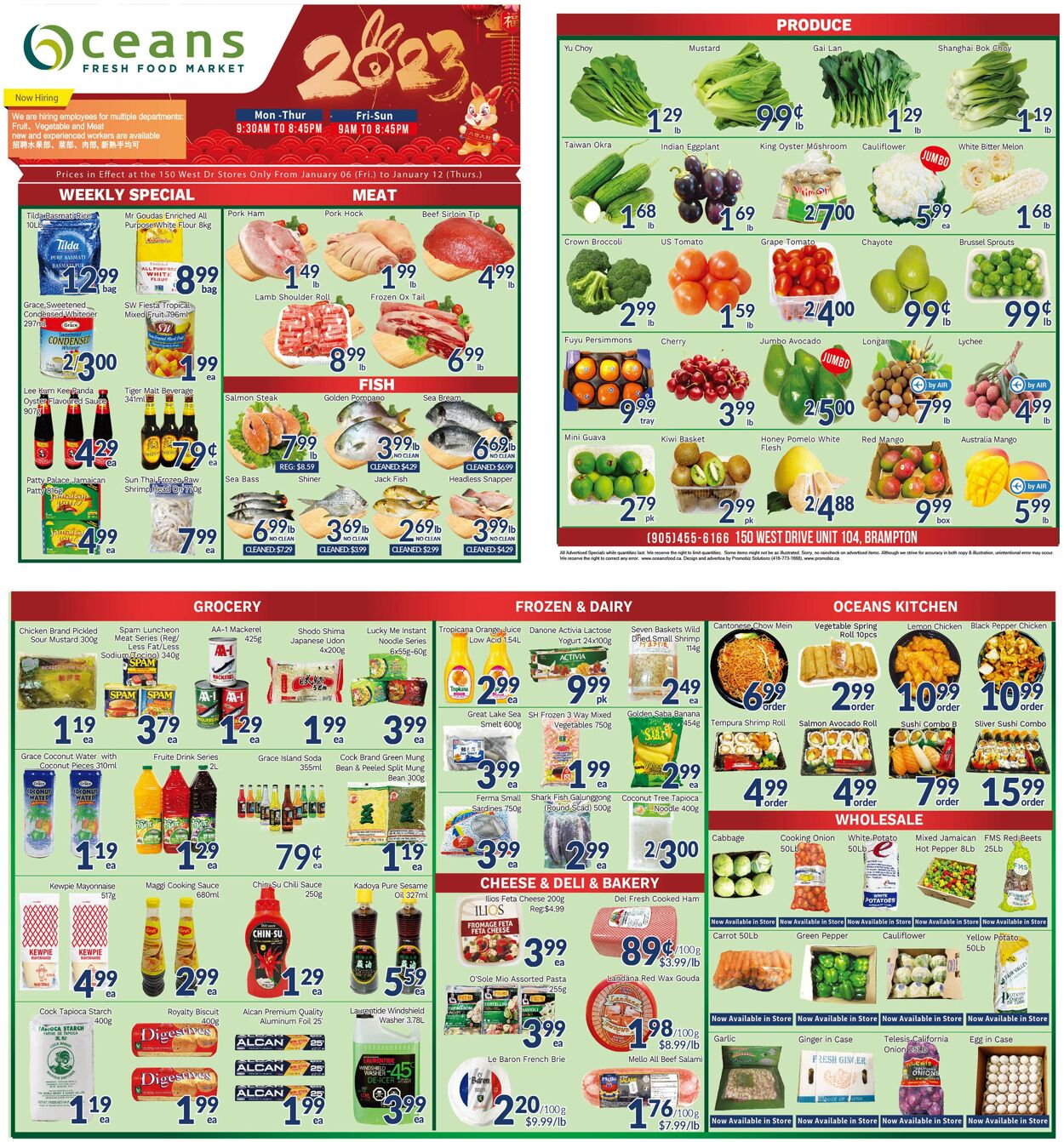 Flyer Oceans Fresh Food Market 06.01.2023 - 12.01.2023