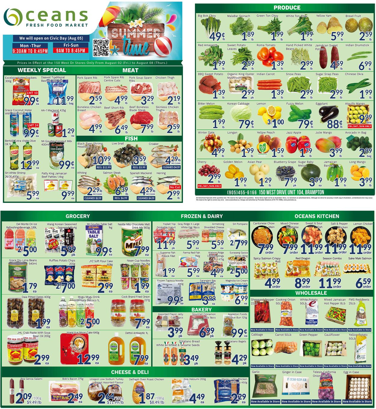 Flyer Oceans Fresh Food Market 02.08.2024 - 08.08.2024