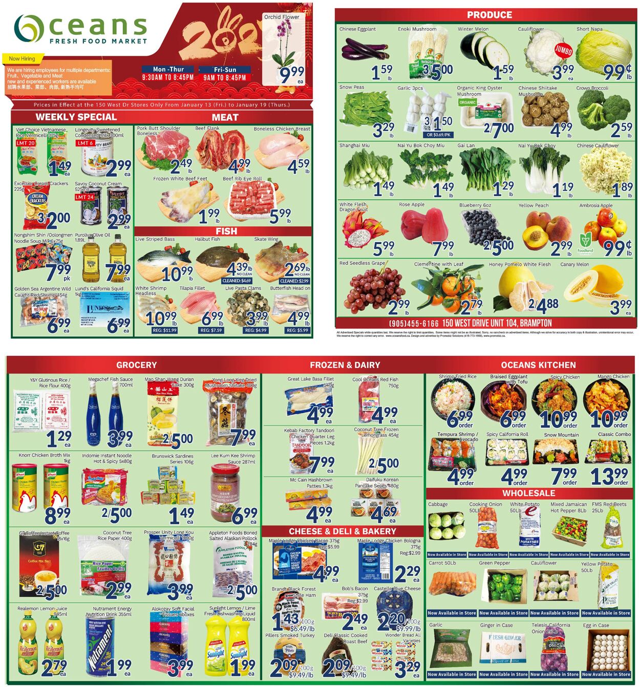Flyer Oceans Fresh Food Market 13.01.2023-19.01.2023