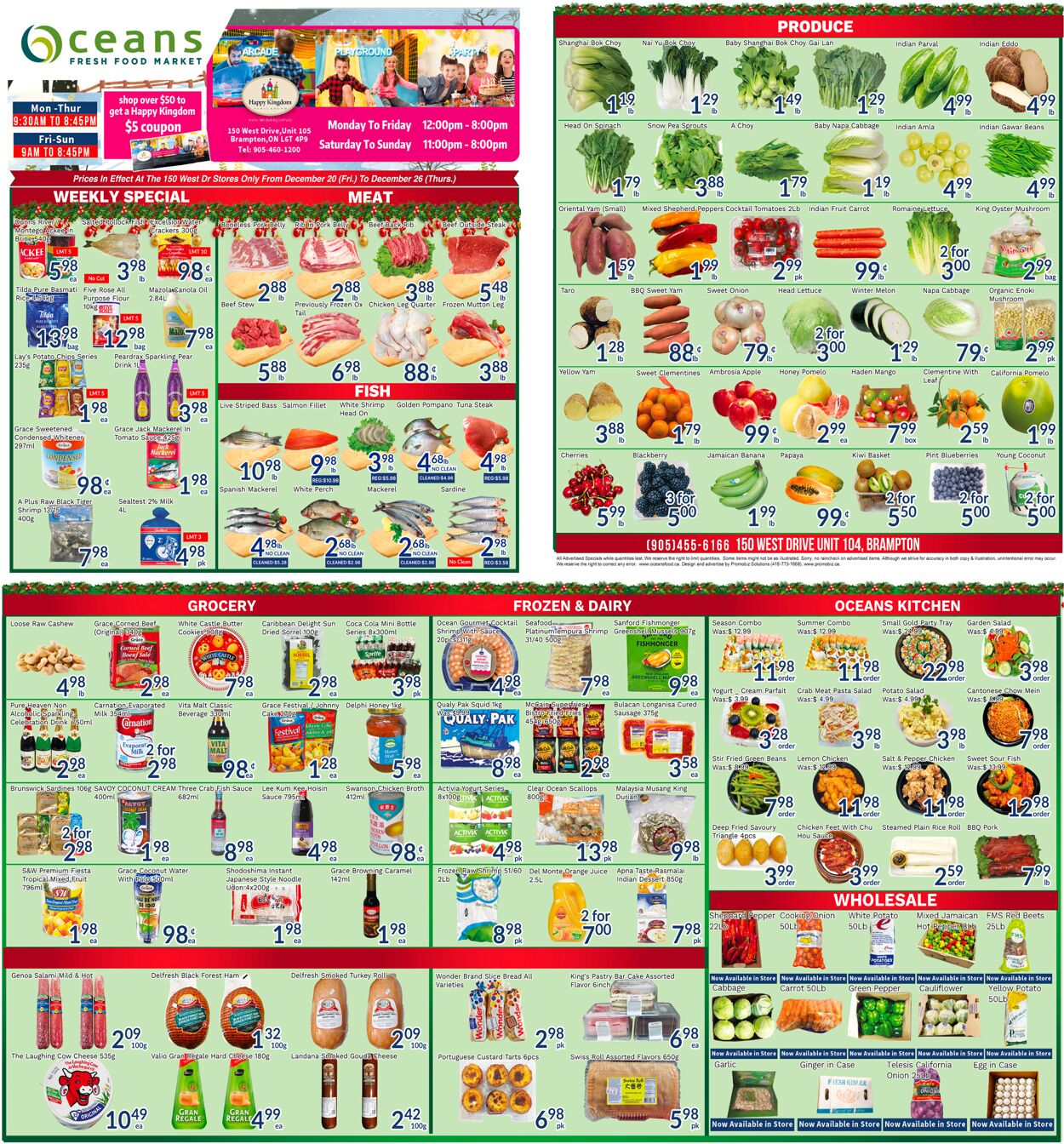 Flyer Oceans Fresh Food Market 20.12.2024 - 26.12.2024