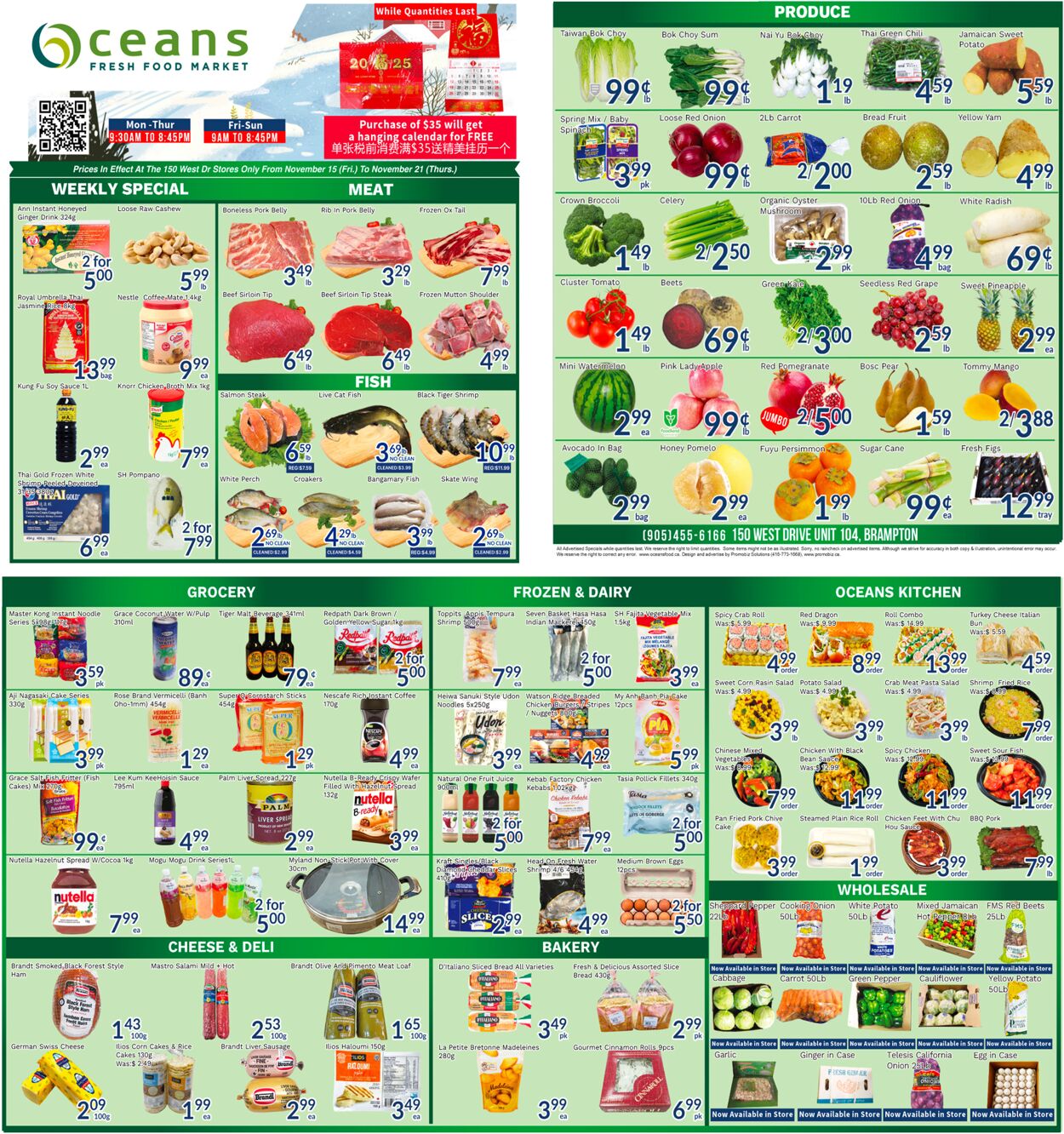 Flyer Oceans Fresh Food Market 15.11.2024 - 21.11.2024