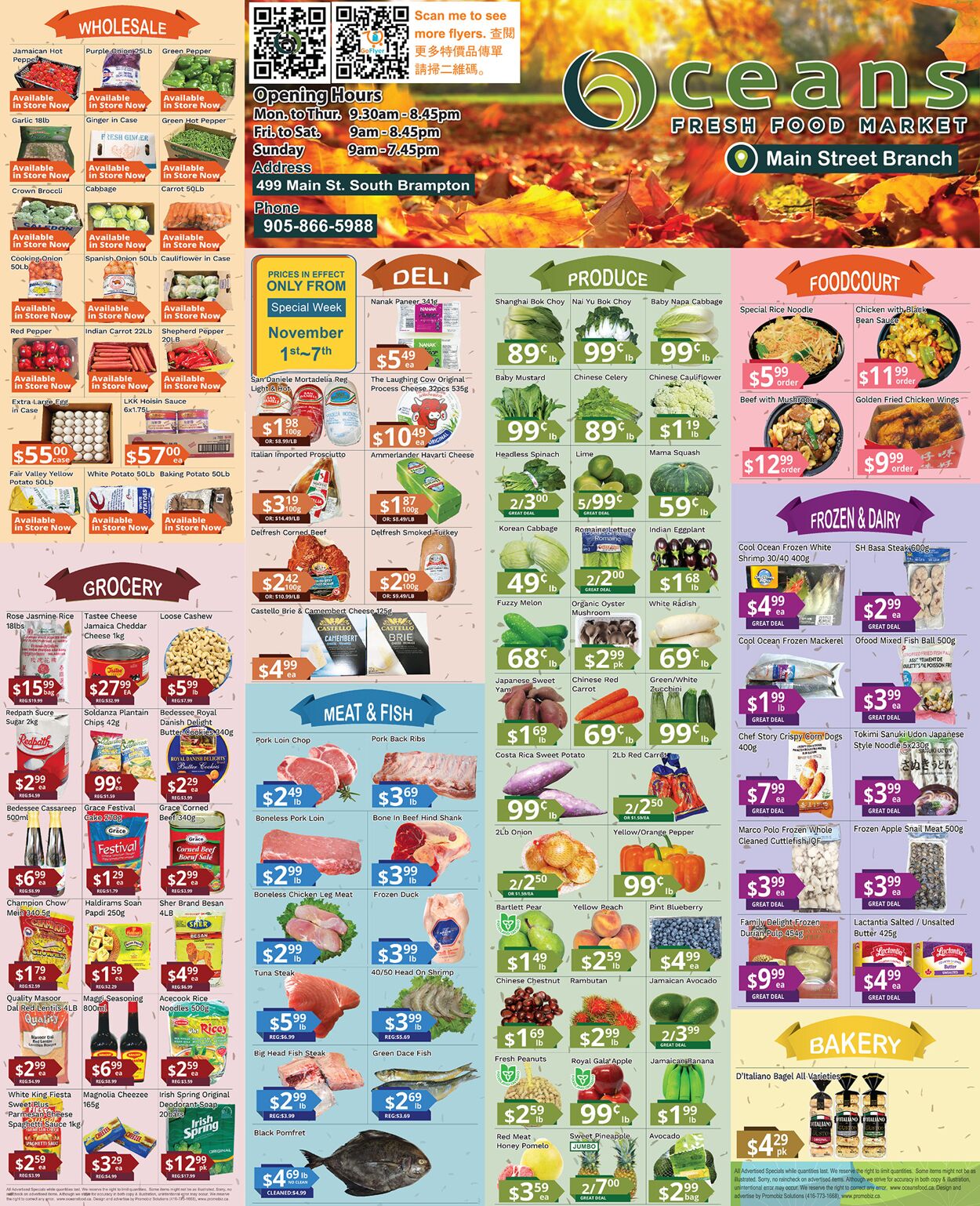 Flyer Oceans Fresh Food Market 01.11.2024 - 07.11.2024