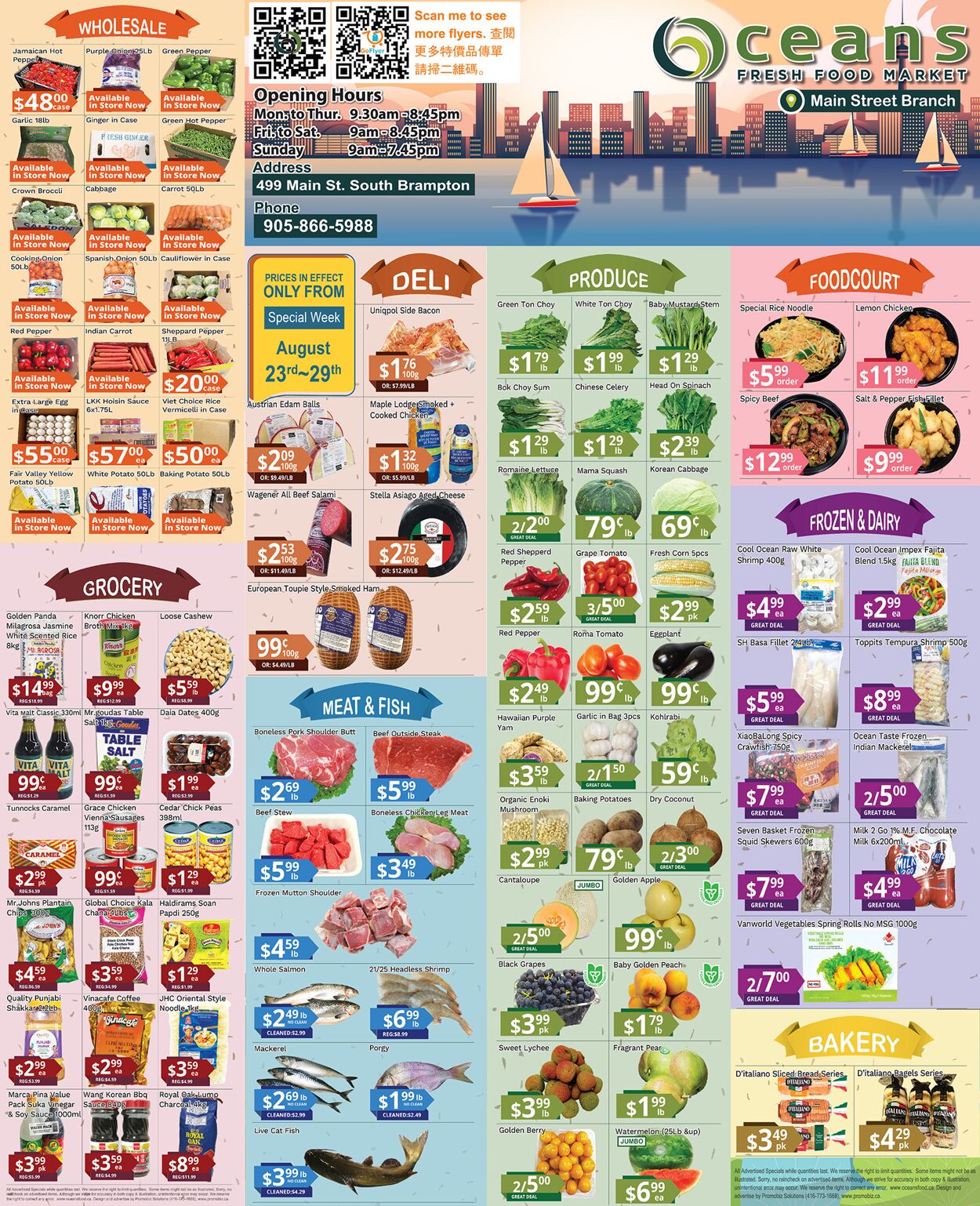 Flyer Oceans Fresh Food Market 29.08.2024 - 30.08.2024