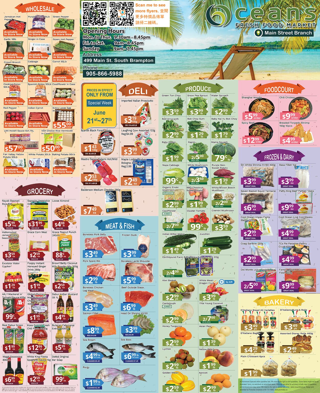 Flyer Oceans Fresh Food Market 21.06.2024 - 27.06.2024
