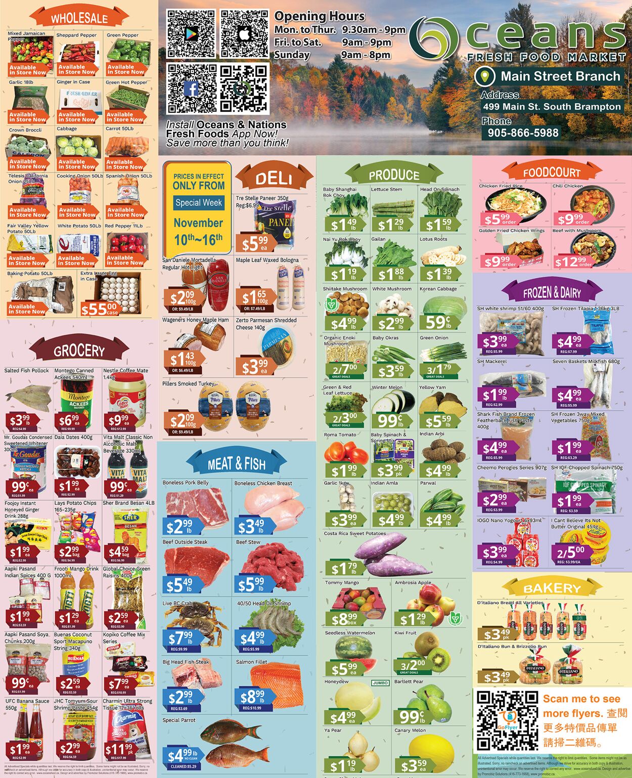 Flyer Oceans Fresh Food Market 10.11.2023 - 16.11.2023