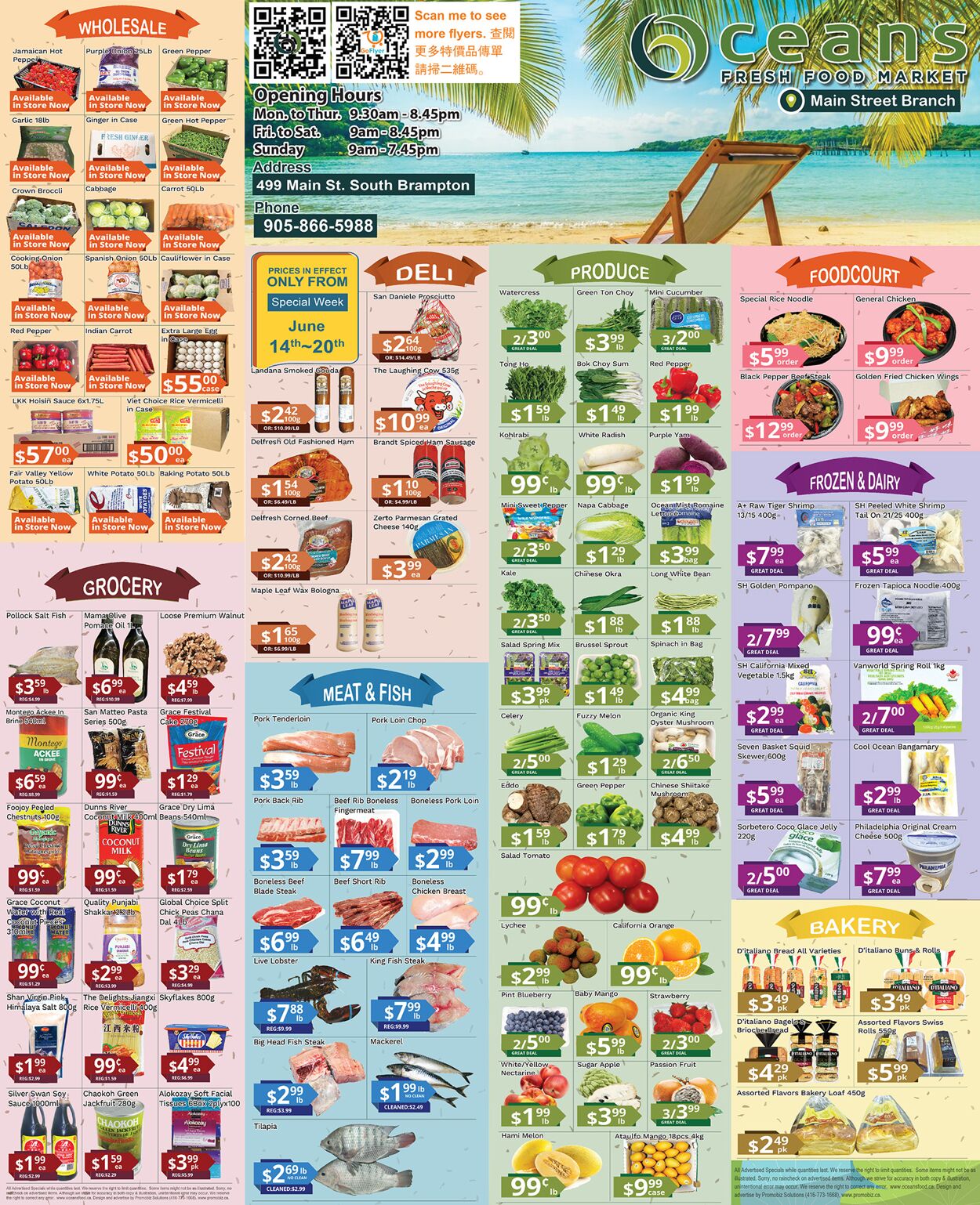 Flyer Oceans Fresh Food Market 14.06.2024 - 20.06.2024