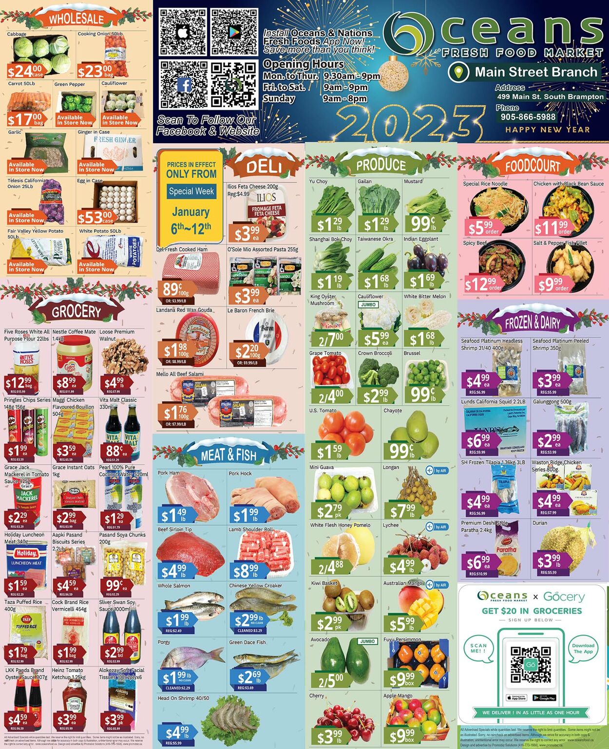 Flyer Oceans Fresh Food Market 06.01.2023-12.01.2023