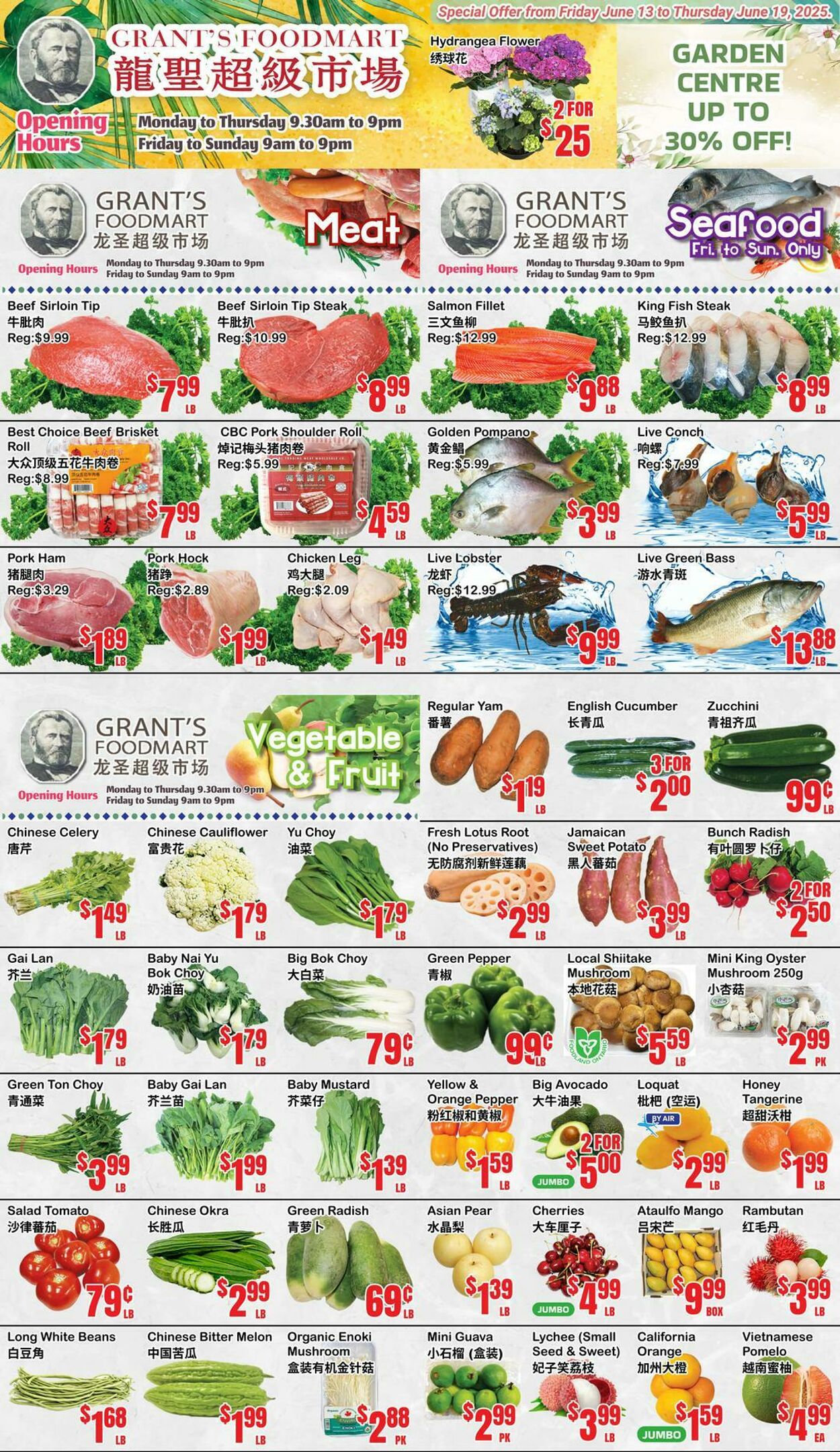 Flyer Oceans Fresh Food Market 13.06.2025 - 19.06.2025