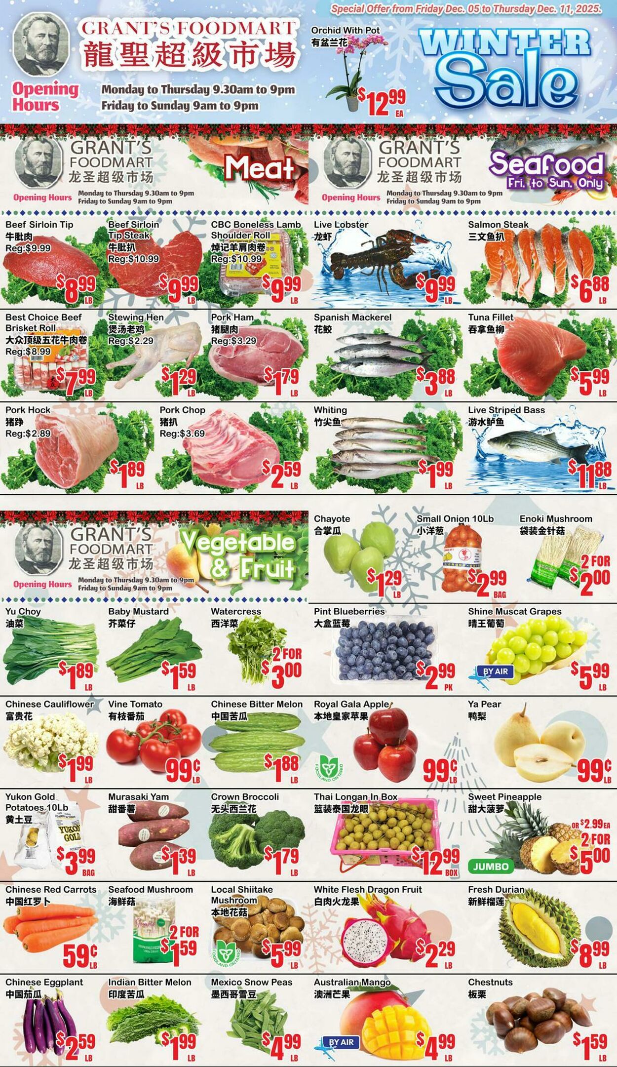 Flyer Oceans Fresh Food Market 05.12.2025 - 11.12.2025