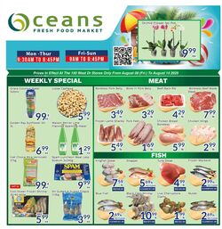 Flyer Oceans Fresh Food Market 08.08.2025 - 14.08.2025