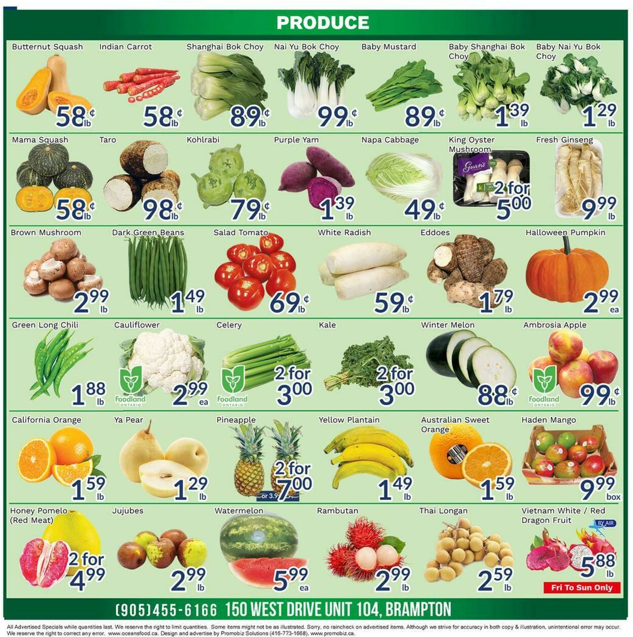 Flyer Oceans Fresh Food Market 24.10.2025 - 30.10.2025