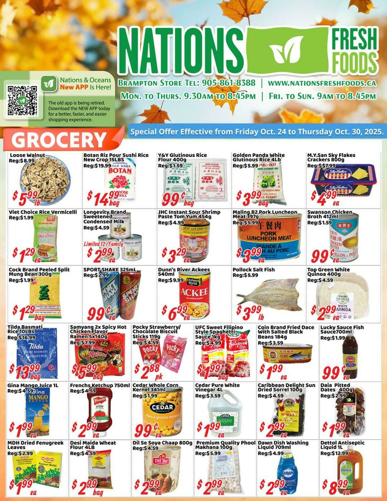 Flyer Oceans Fresh Food Market 24.10.2025 - 30.10.2025
