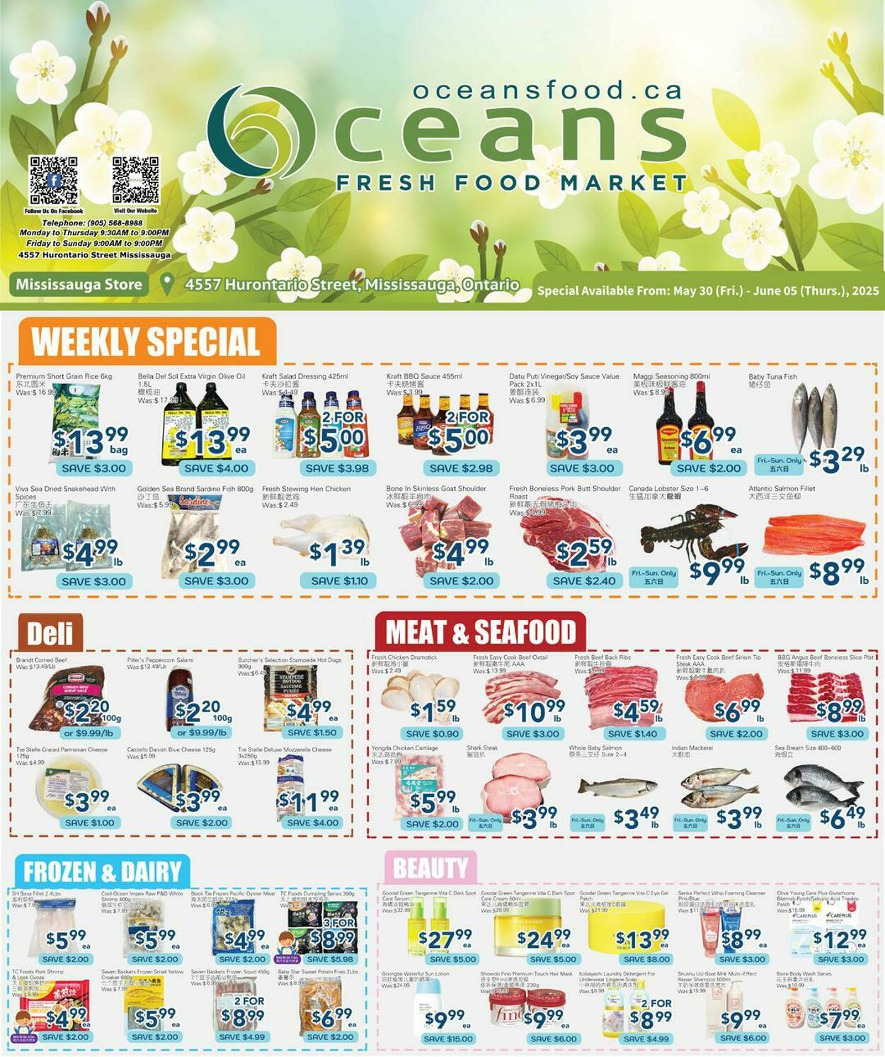 Flyer Oceans Fresh Food Market 30.05.2025 - 05.06.2025