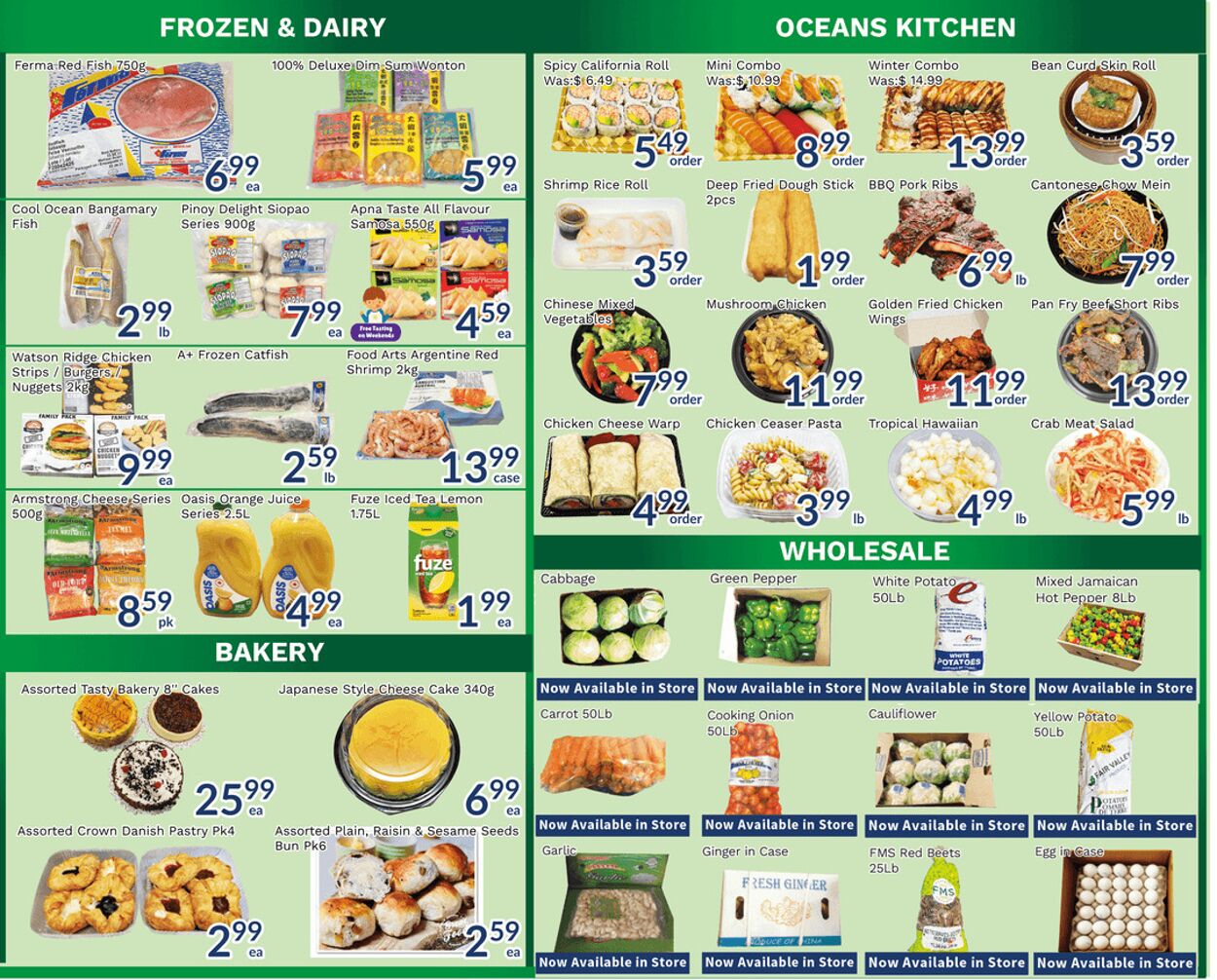 Flyer Oceans Fresh Food Market 29.08.2025 - 04.09.2025