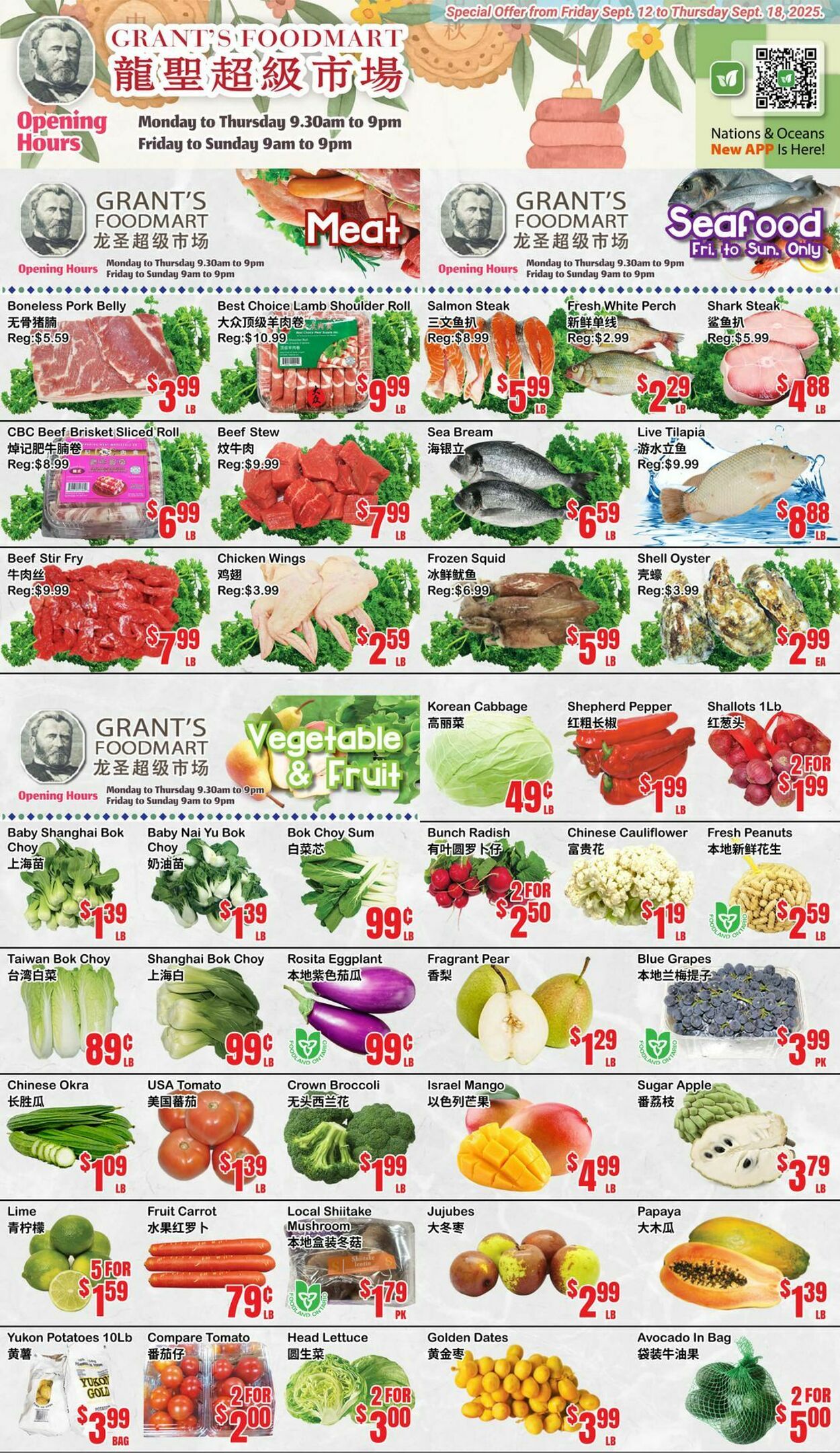 Flyer Oceans Fresh Food Market 12.09.2025 - 18.09.2025