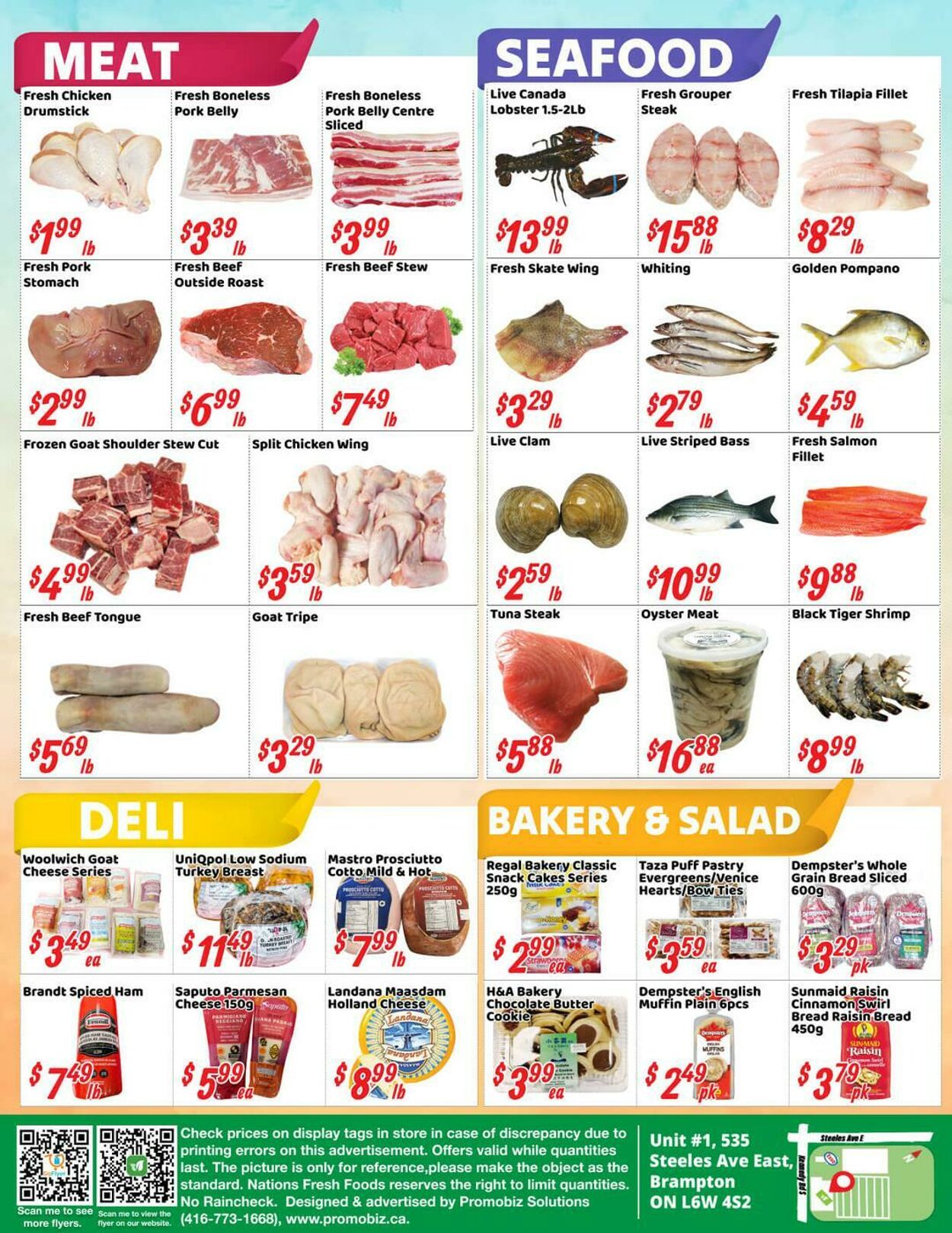 Flyer Oceans Fresh Food Market 22.08.2025 - 28.08.2025
