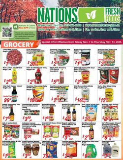 Flyer Oceans Fresh Food Market 07.11.2025 - 13.11.2025