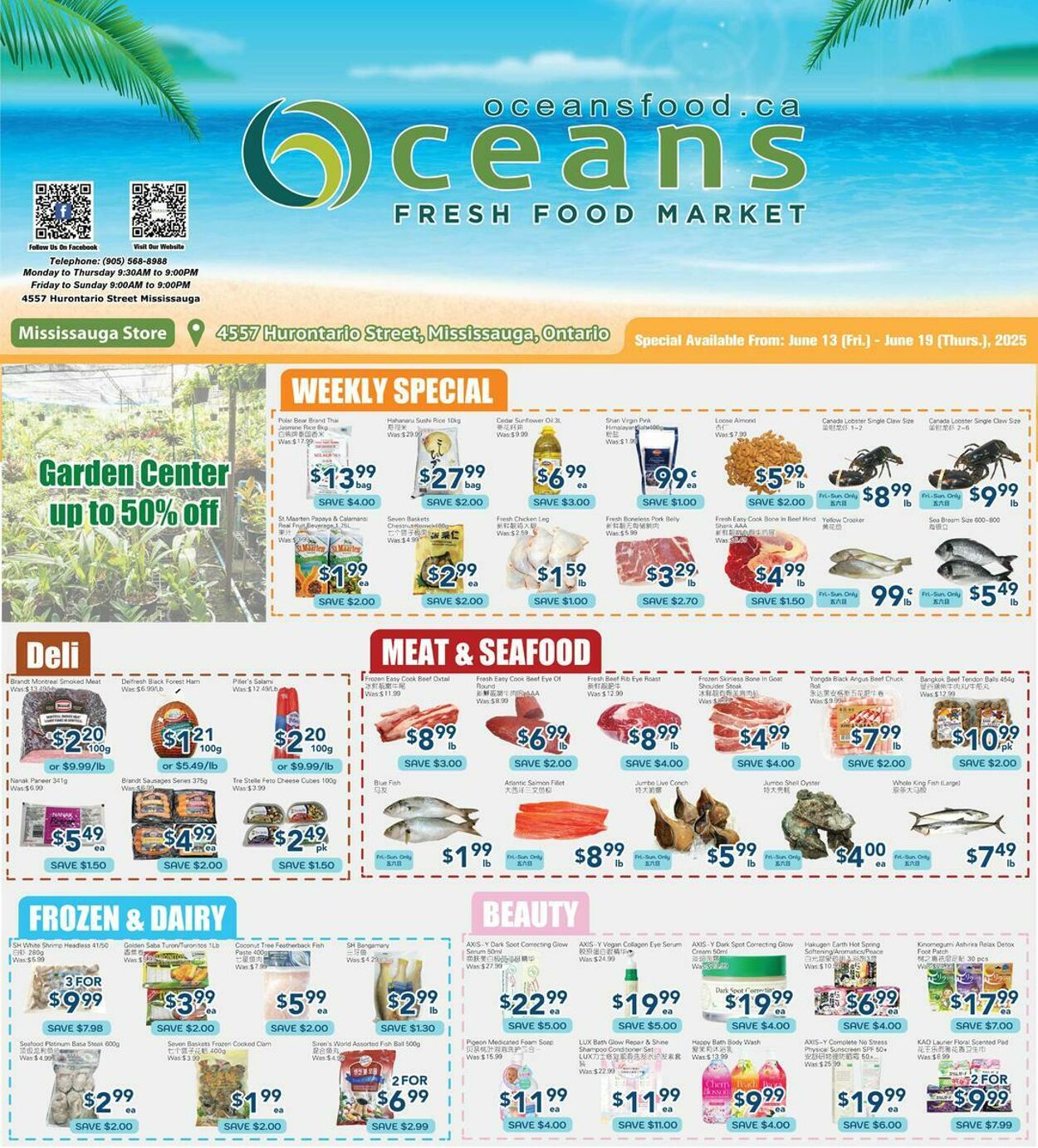 Flyer Oceans Fresh Food Market 13.06.2025 - 19.06.2025
