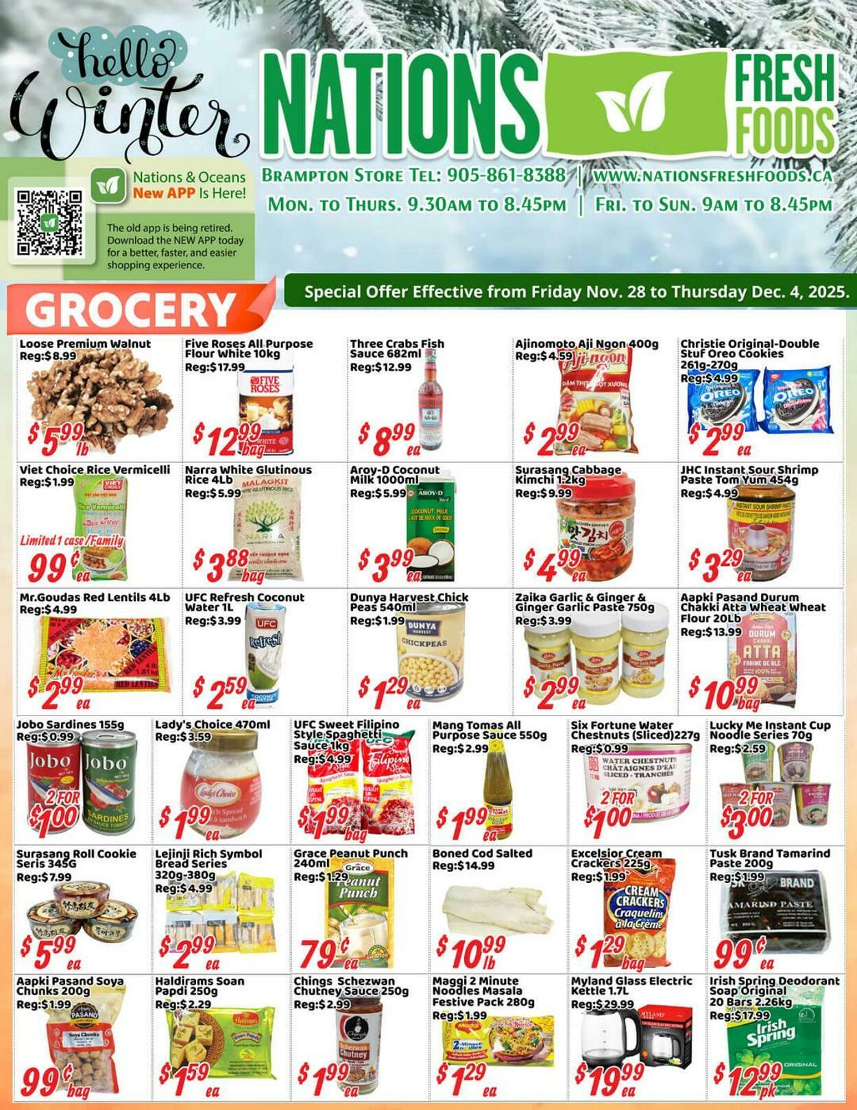 Flyer Oceans Fresh Food Market 28.11.2025 - 04.12.2025