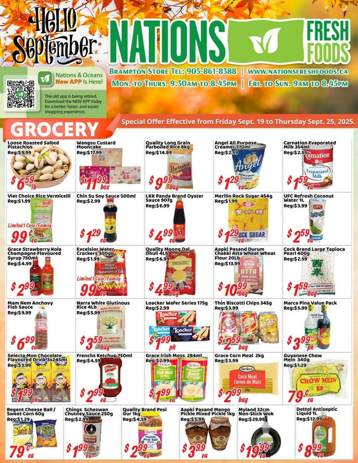 Flyer Oceans Fresh Food Market 19.09.2025 - 25.09.2025