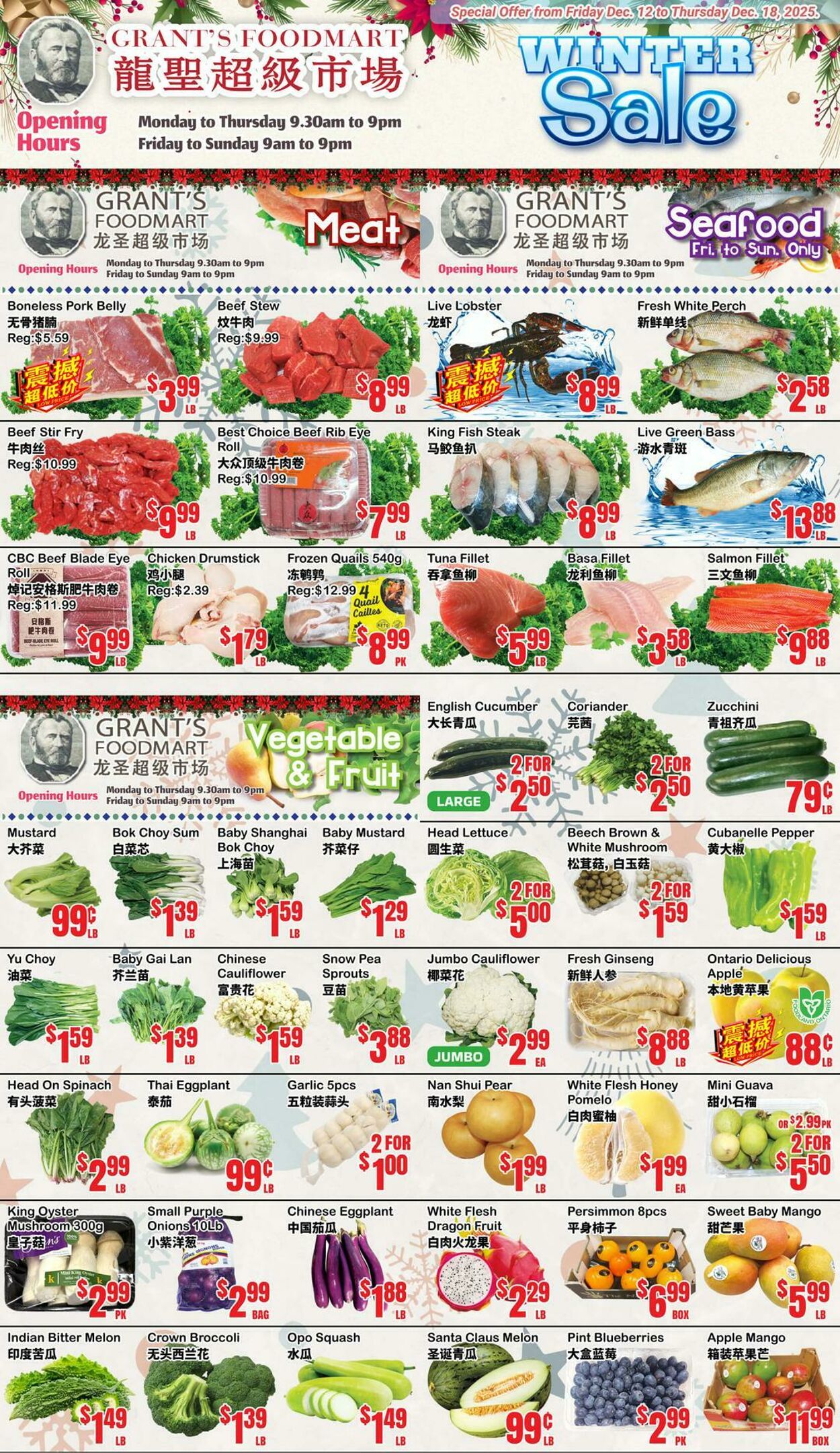 Flyer Oceans Fresh Food Market 12.12.2025 - 18.12.2025