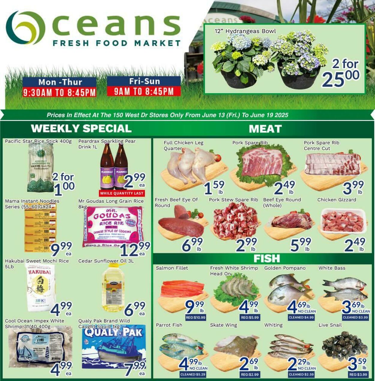 Flyer Oceans Fresh Food Market 13.06.2025 - 19.06.2025