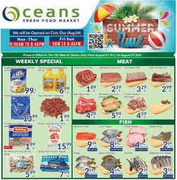 Flyer Oceans Fresh Food Market 01.08.2025 - 07.08.2025