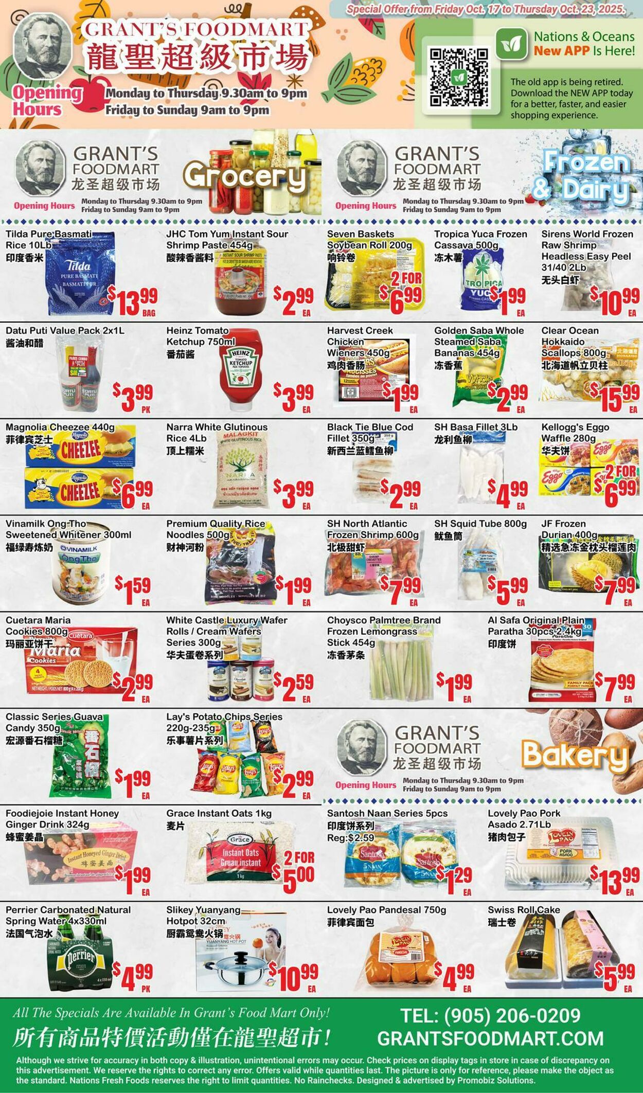 Flyer Oceans Fresh Food Market 17.10.2025 - 23.10.2025