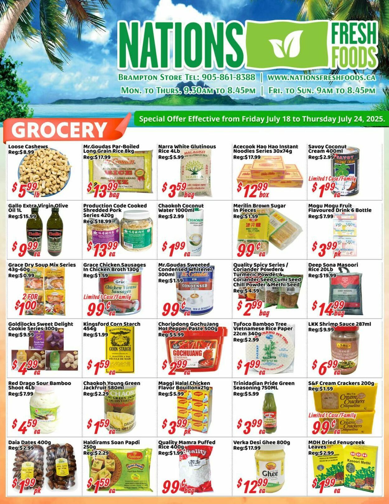 Flyer Oceans Fresh Food Market 18.07.2025 - 24.07.2025