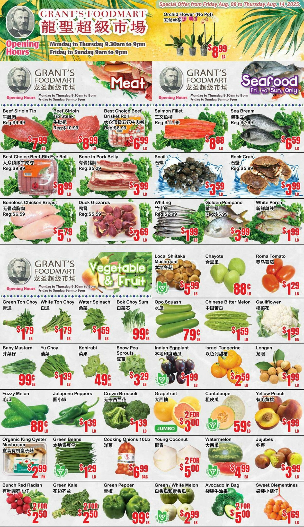 Flyer Oceans Fresh Food Market 08.08.2025 - 14.08.2025