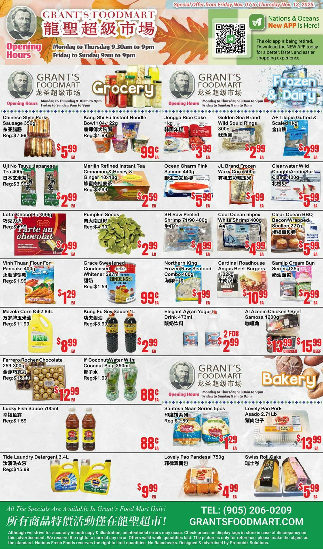 Flyer Oceans Fresh Food Market 07.11.2025 - 13.11.2025