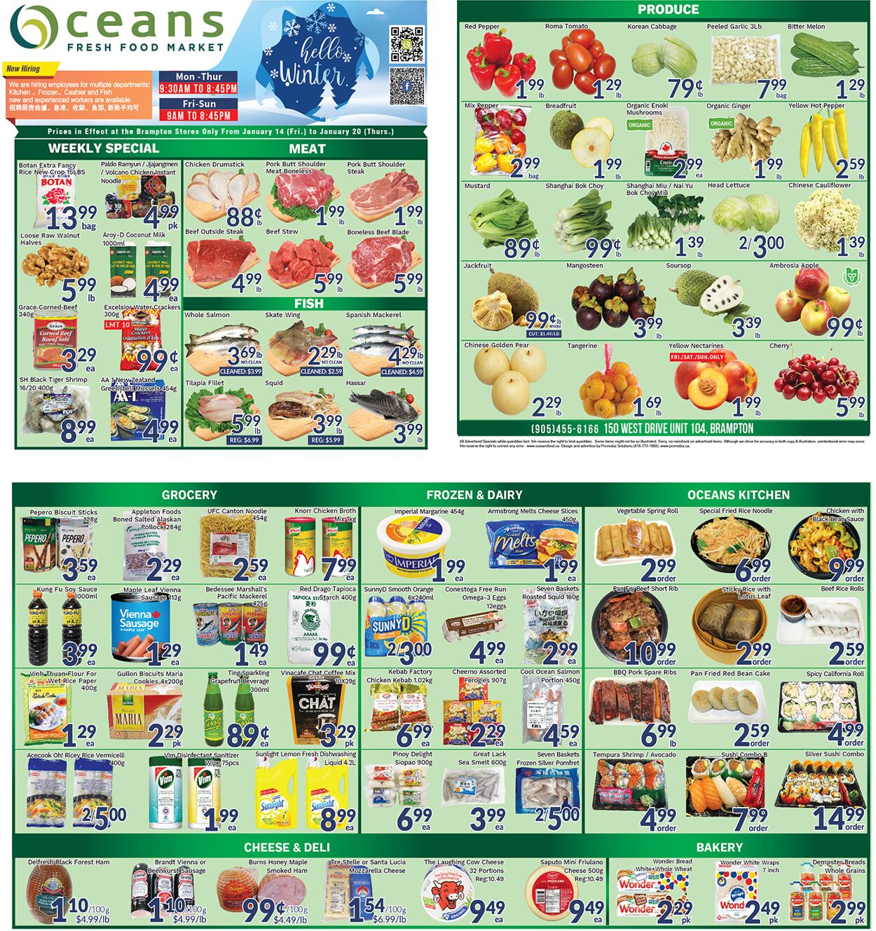 Flyer Oceans Fresh Food Market 14.01.2022-20.01.2022