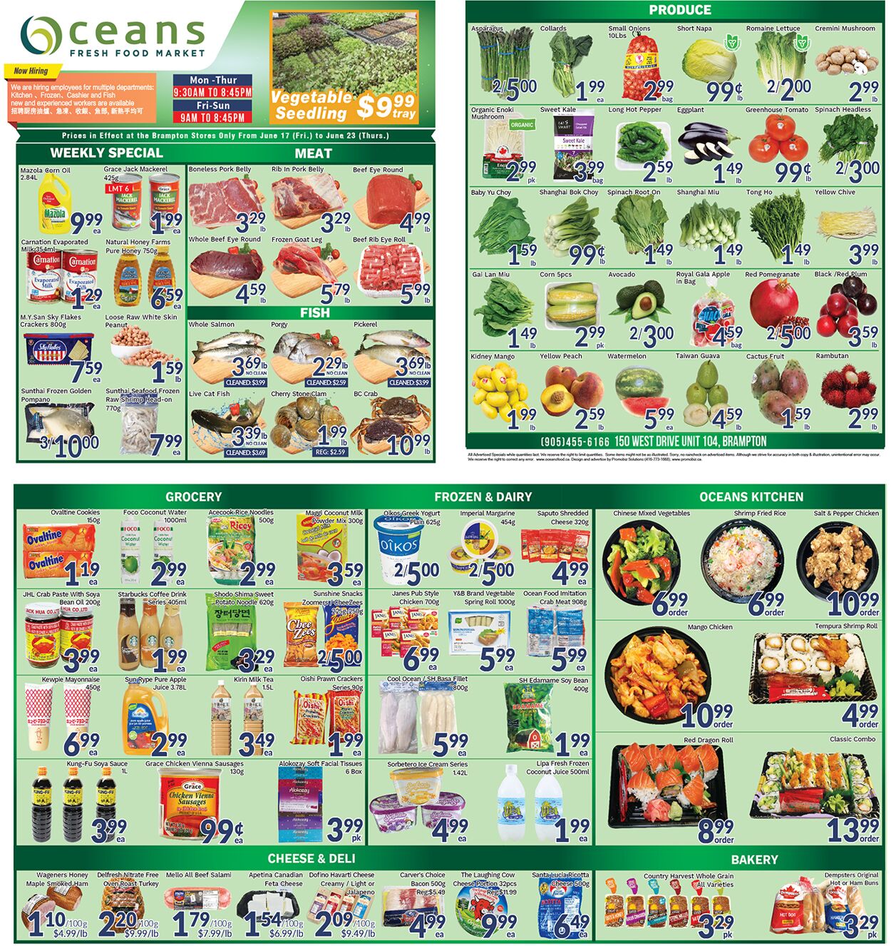 Flyer Oceans Fresh Food Market 17.06.2022 - 23.06.2022