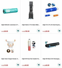  Rechargeable Flashlight, Best LED Flashlight, Mini Flashlight | Olight CA