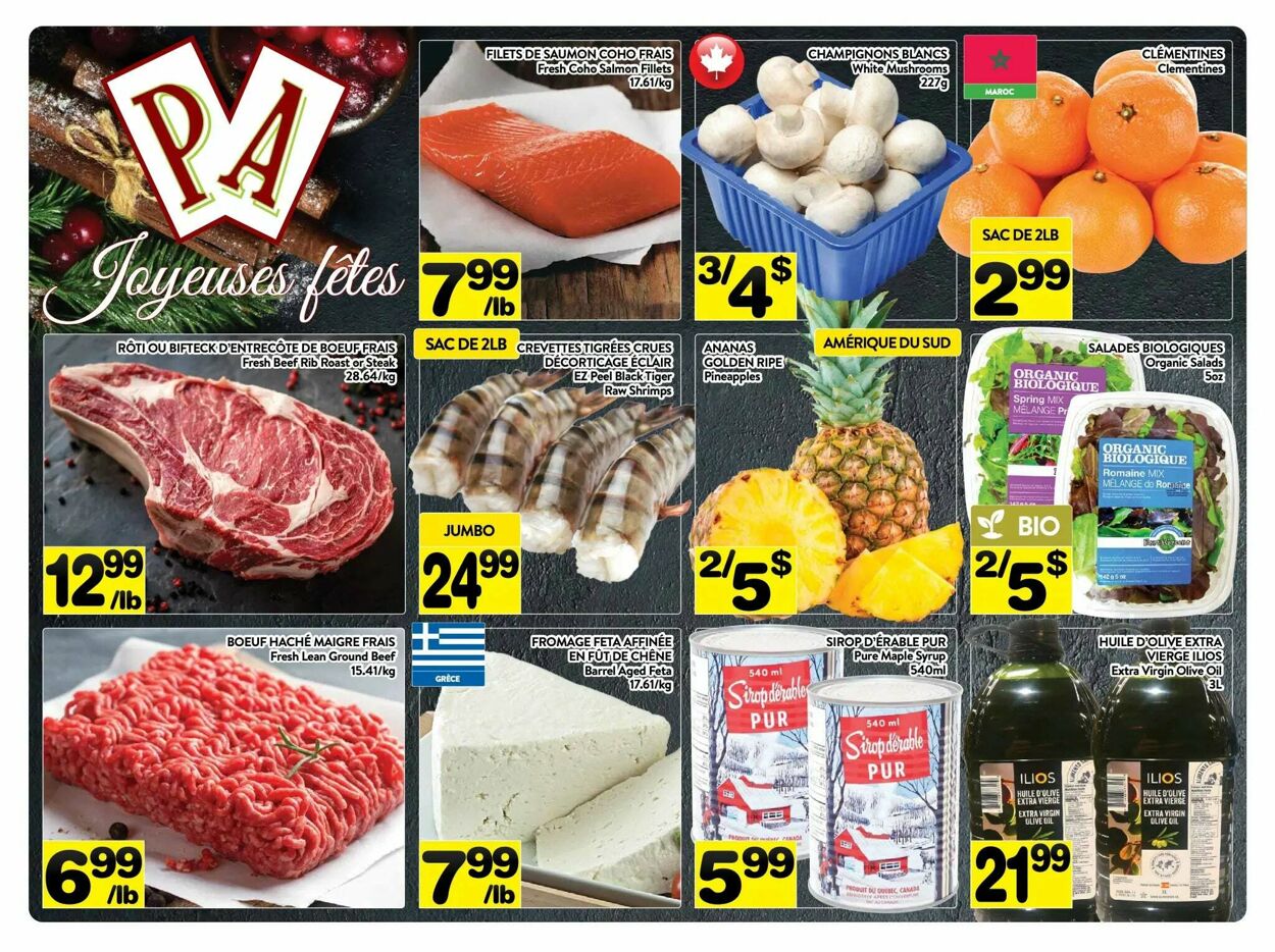 Flyer PA Supermarché 15.12.2025 - 24.12.2025