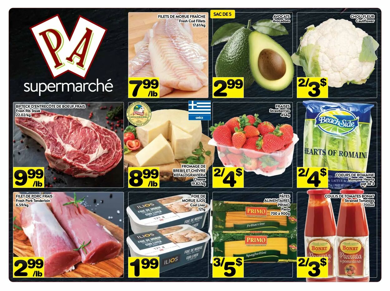 PA Supermarché Promotional flyers