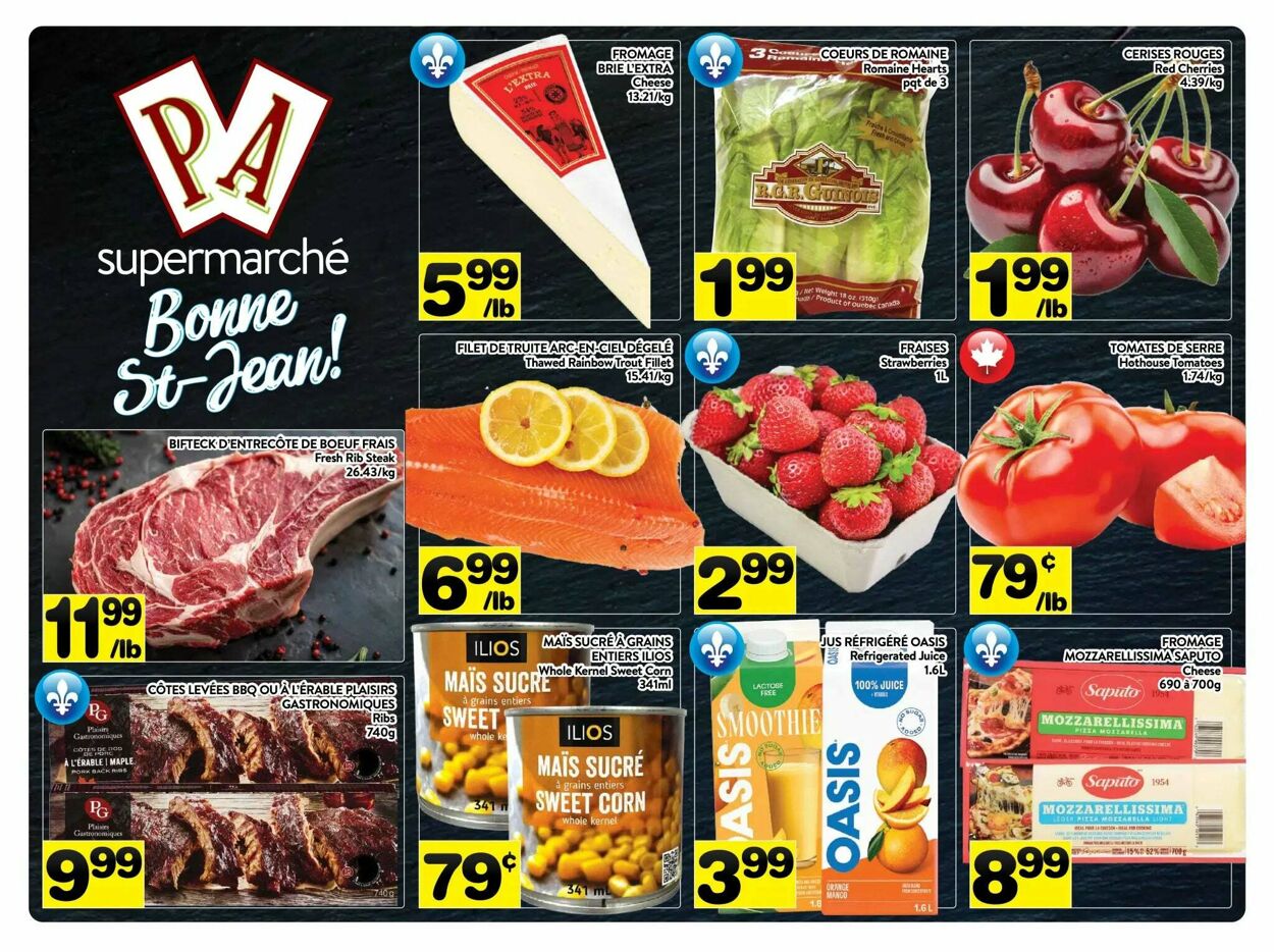 Flyer PA Supermarché 23.06.2025 - 29.06.2025