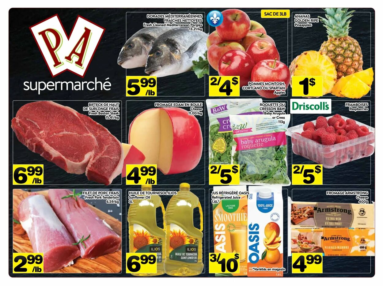 PA Supermarché Promotional flyers