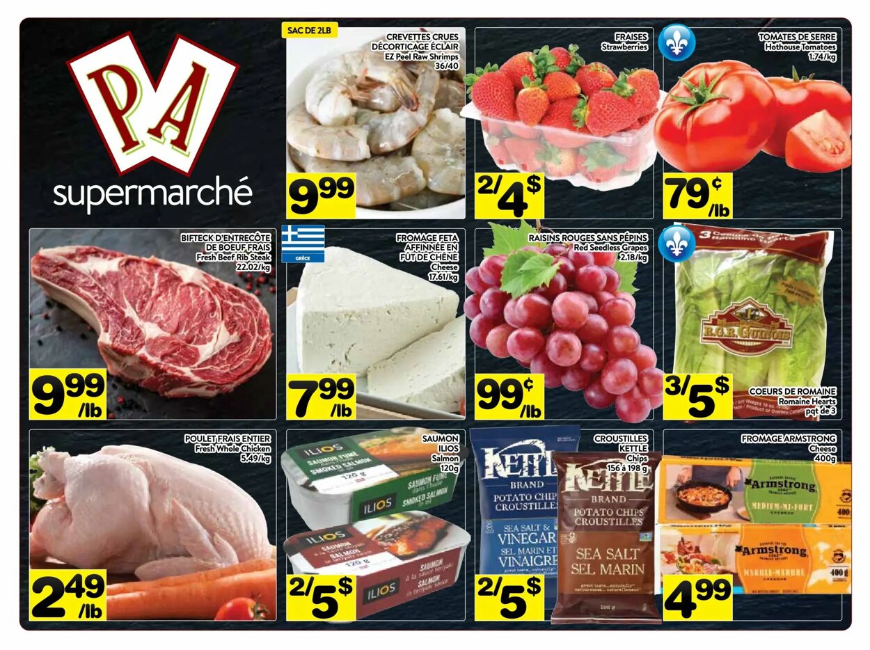 PA Supermarché Promotional flyers