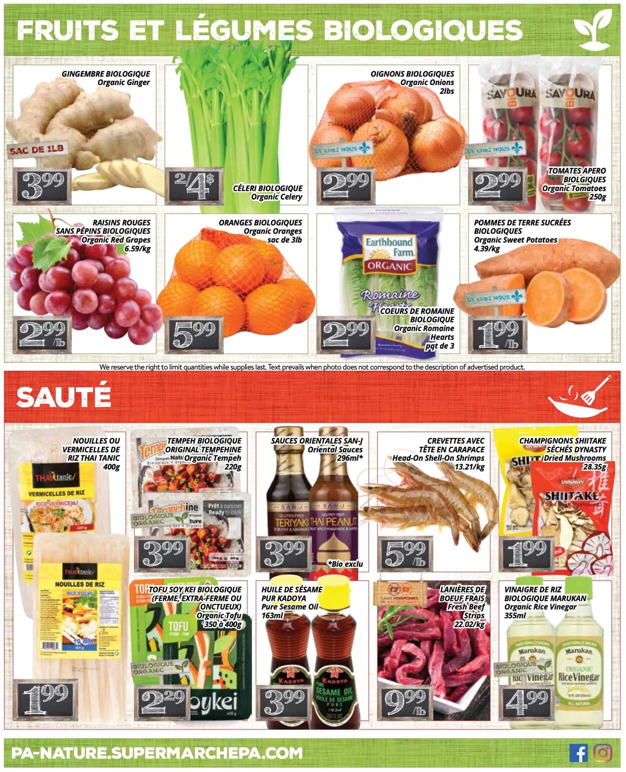 Flyer PA Supermarché 14.10.2024 - 27.10.2024