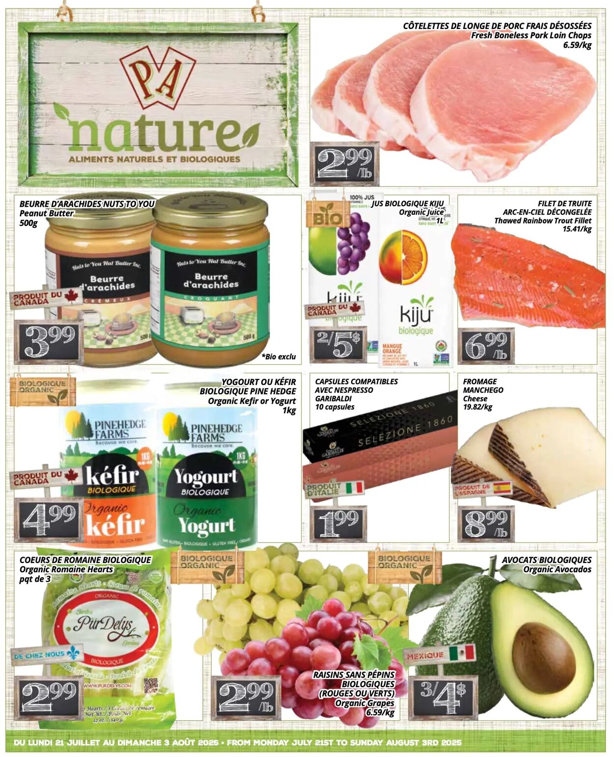 Flyer PA Supermarché 21.07.2025 - 03.08.2025